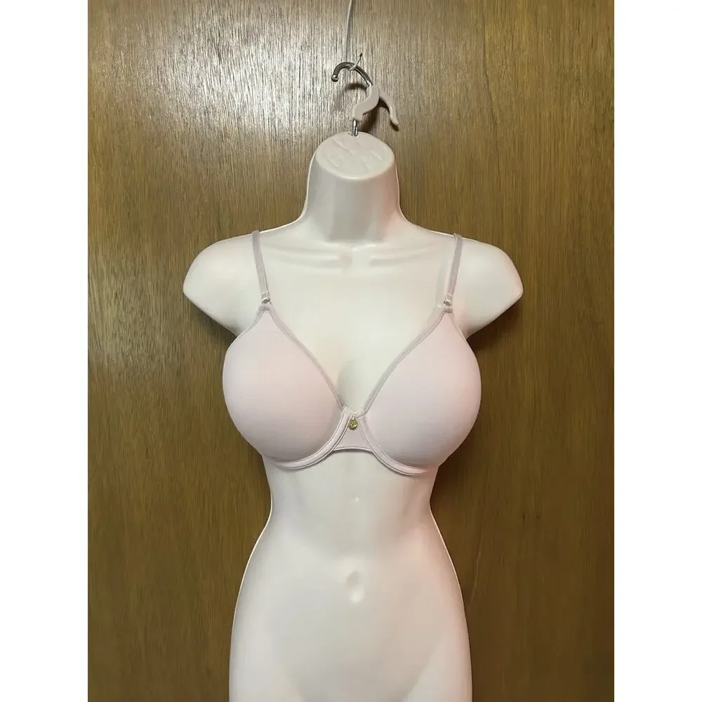 Natori 32DD BRA T-Shirt Understated Smooth Contour Underwire 132025 Peach F25
